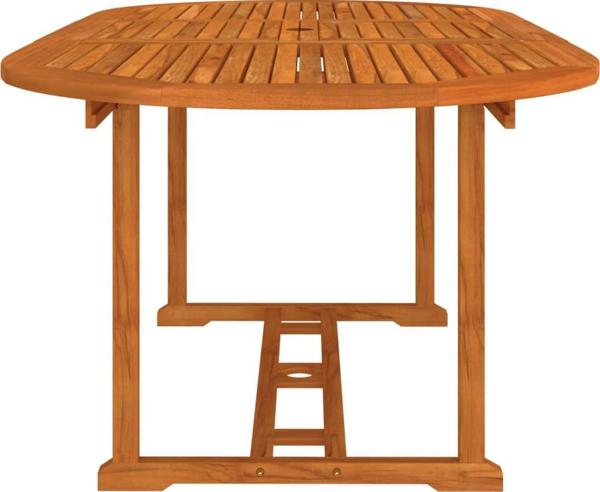 vidaXL Κήπος τραπέζι, 200x100x75 εκ., μασίφ ξύλο ευκαλύπτου