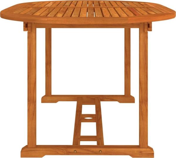 vidaXL Κήπος τραπέζι, 200x100x75 εκ., μασίφ ξύλο ευκαλύπτου