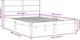 Πλαίσιο Κρεβατιού lite από Ξύλο Πεύκου 160 x 200 cm