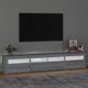 vidaXL Ντουλάπι TV με φωτισμό LED, γκρι δρυς Sonoma, 210x35x40 cm