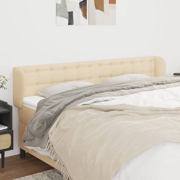vidaXL Zagloek uszak, krem, 163x23x78/88 cm, yfasma
