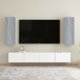 vidaXL Επιπλα για τηλεόραση 2 τεμ. γκρι δρυς sonoma 30,5x30x90 cm
