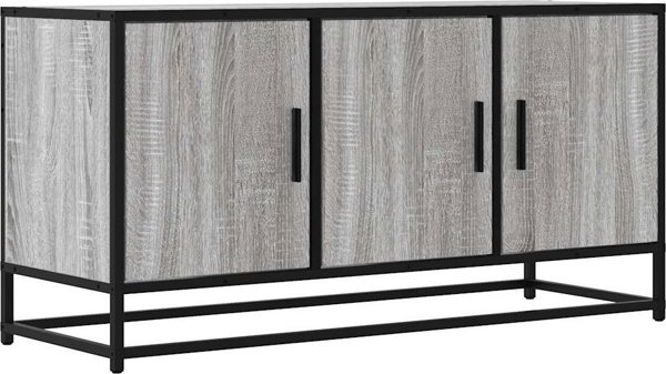 vidaXL Σύνθετο τηλεόρασης, γκρι δρυς sonoma, 100x35x50 εκ.