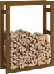 vidaXL Stojak na drewno opalowe miodowy braz 80x25x100cm, lite sosnowe
