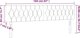 vidaXL Zaglowek do lozka me led, mavro, 160x7x78/88 cm, yfantina