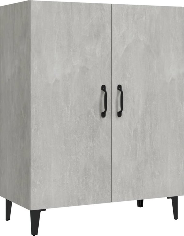 vidaXL Ντουλάπι, γκρι σκυρόδεμα, 70x34x90 εκ., σύνθετο ξύλο