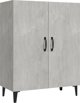 vidaXL Ντουλάπι, γκρι σκυρόδεμα, 70x34x90 εκ., σύνθετο ξύλο