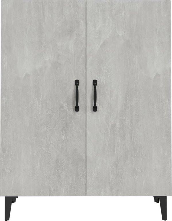 vidaXL Ντουλάπι, γκρι σκυρόδεμα, 70x34x90 εκ., σύνθετο ξύλο
