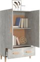 vidaXL Ντουλάπι, απόχρωση σκυροδέματος, 70x31x115 cm, υλικό ξύλου σύνθετο