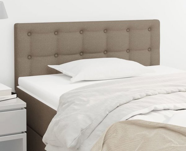 Κεφαλάρι για κρεβάτι taupe 100x5x78/88 cm ύφασμα