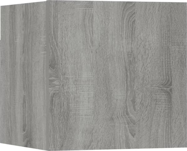 vidaXL Κρεμαστά ντουλάπια TV, 4 τεμ., γκρι δρυς Sonoma, 30,5x30x30 εκ.