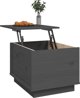 vidaXL vidaXL Stolik kawowy, szary, 40x50x35 cm, lite drewno sosnowe