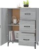 vidaXL Ντουλάπι από γκρι δρυς Sonoma, 69,5x34x90 εκ, σύνθετο ξύλινο υλικό