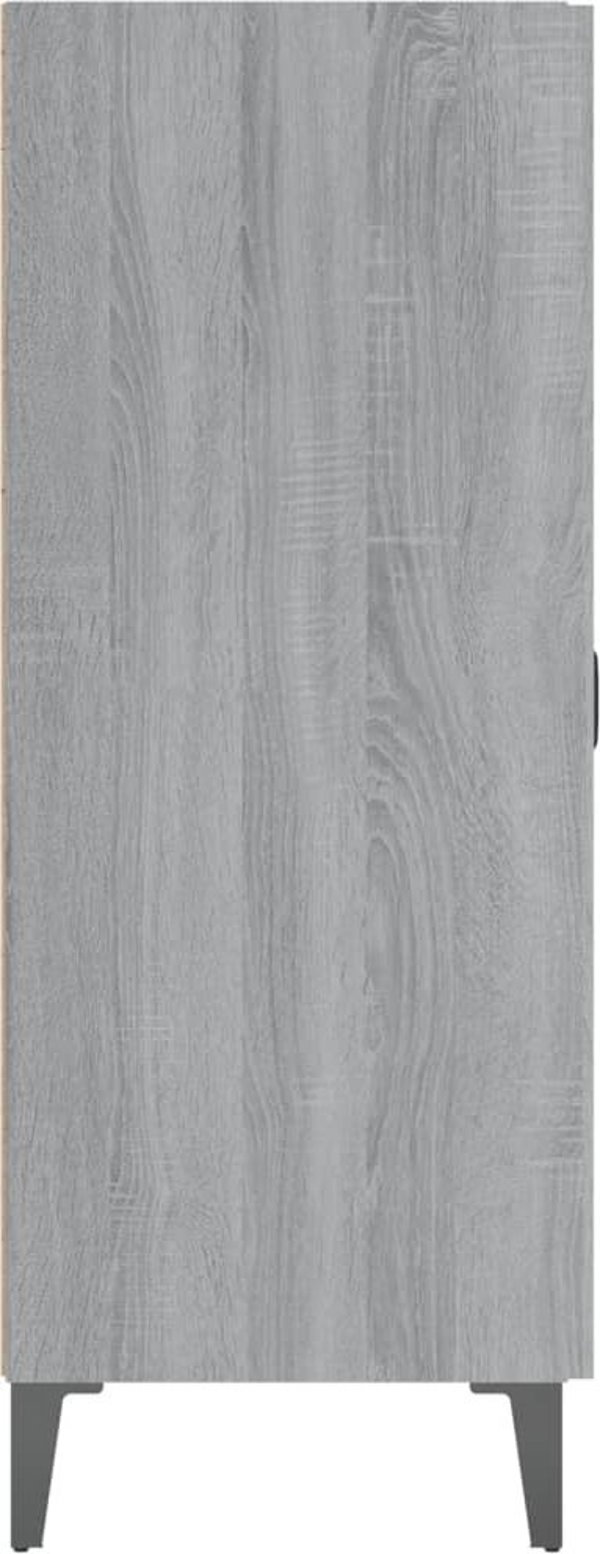 vidaXL Ντουλάπι από γκρι δρυς Sonoma, 69,5x34x90 εκ, σύνθετο ξύλινο υλικό