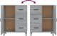 vidaXL Ντουλάπι από γκρι δρυς Sonoma, 69,5x34x90 εκ, σύνθετο ξύλινο υλικό