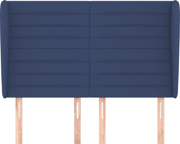 vidaXL Κεφαλάρι uszak μπλε ύφασμα 147x23x118/128 cm