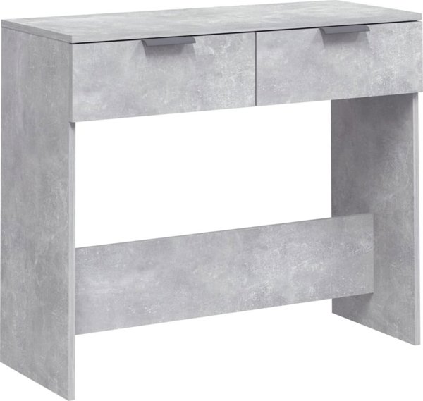 vidaXL Κονσόλα, γκρι σκυροδέματος, 90x36x75 cm