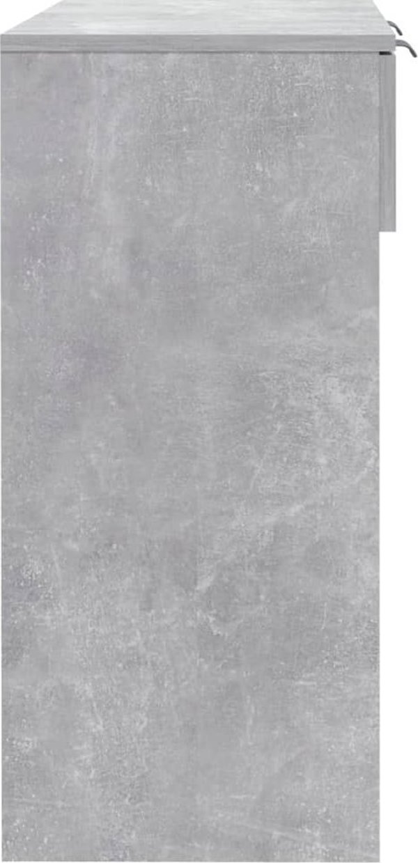 vidaXL Κονσόλα, γκρι σκυροδέματος, 90x36x75 cm