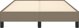 vidaXL Rama κρεβατιού, χρώμα taupe, 120x200 cm, επενδυμένη με ύφασμα