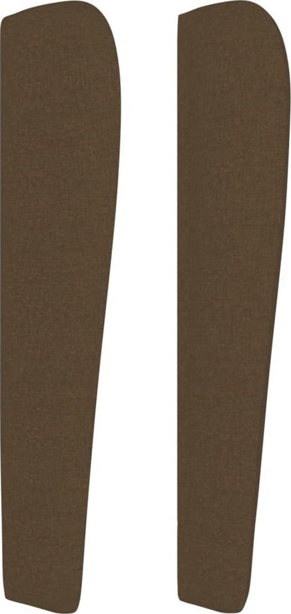 vidaXL Κεφαλάρι uszak, σκούρο καφέ, 203x23x118/128 εκ, ύφασμα
