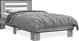 vidaXL Κορνίζα Κρεβατιού Sonoma Γκρι Δρυς 100x200 cm Ξυλοπαραγωγής Υλικό