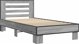 vidaXL Κορνίζα Κρεβατιού Sonoma Γκρι Δρυς 100x200 cm Ξυλοπαραγωγής Υλικό