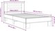 vidaXL Κορνίζα Κρεβατιού Sonoma Γκρι Δρυς 100x200 cm Ξυλοπαραγωγής Υλικό