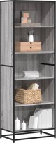 vidaXL Ράφι Βιβλιοθήκη Γκρι Δρυς Sonoma 60x35x170,5 εκ.