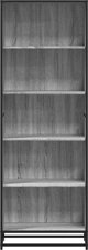 vidaXL Ράφι Βιβλιοθήκη Γκρι Δρυς Sonoma 60x35x170,5 εκ.