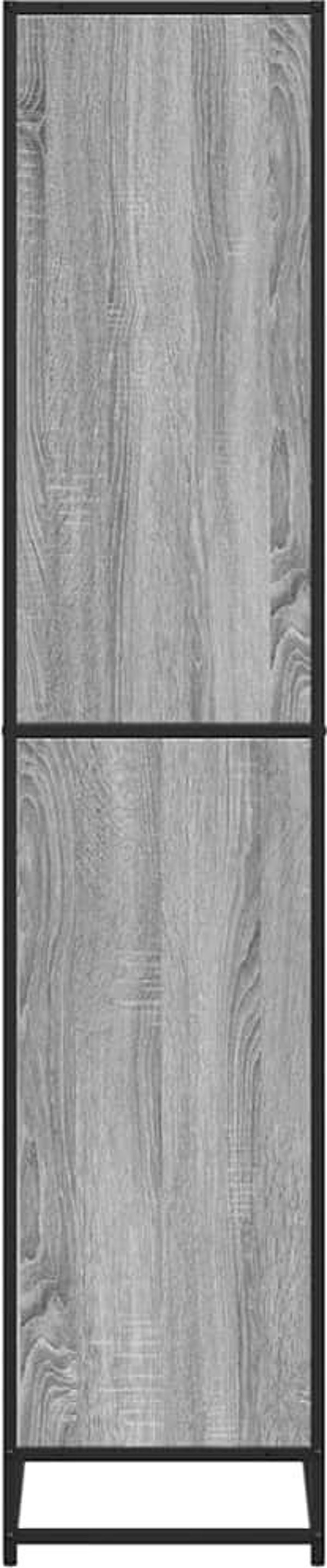 vidaXL Ράφι Βιβλιοθήκη Γκρι Δρυς Sonoma 60x35x170,5 εκ.