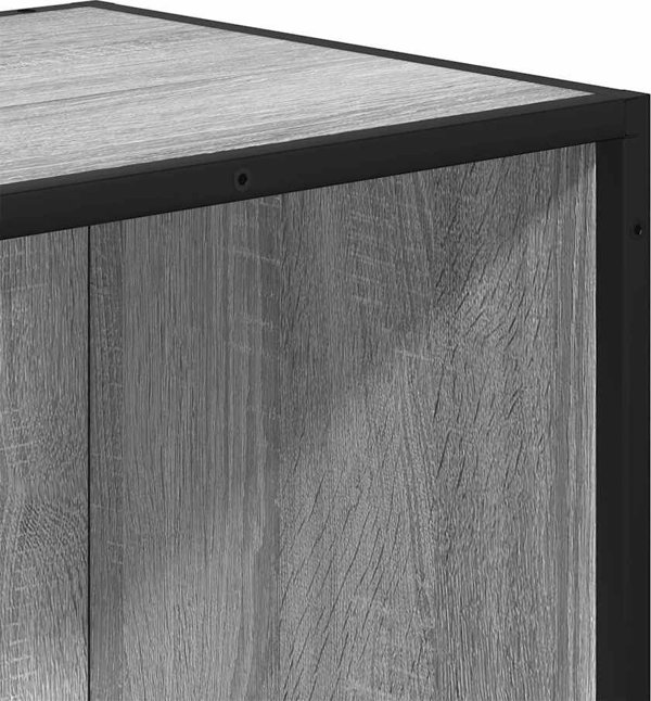 vidaXL Ράφι Βιβλιοθήκη Γκρι Δρυς Sonoma 60x35x170,5 εκ.