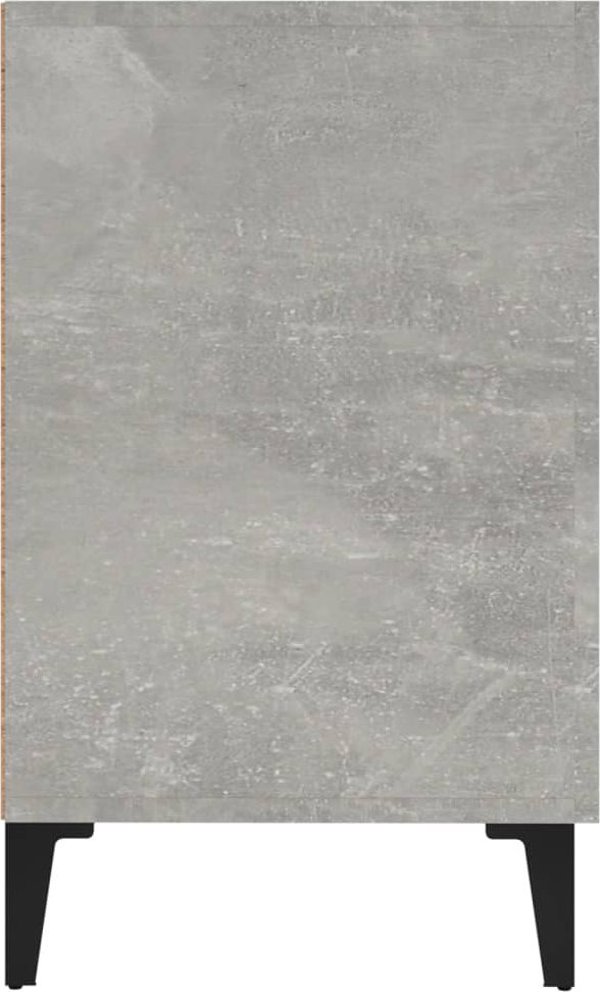 vidaXL Komoda, γκρι σκυροδέματος, 100x36x60 cm, με MDF