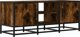 vidaXL Έπιπλο για τηλεόραση, καπνιστό δρυς, 100x35x41 εκ
