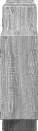 vidaXL ράφι τοίχου σε γκρι απόχρωση δρυός Sonoma 159x18x65 cm