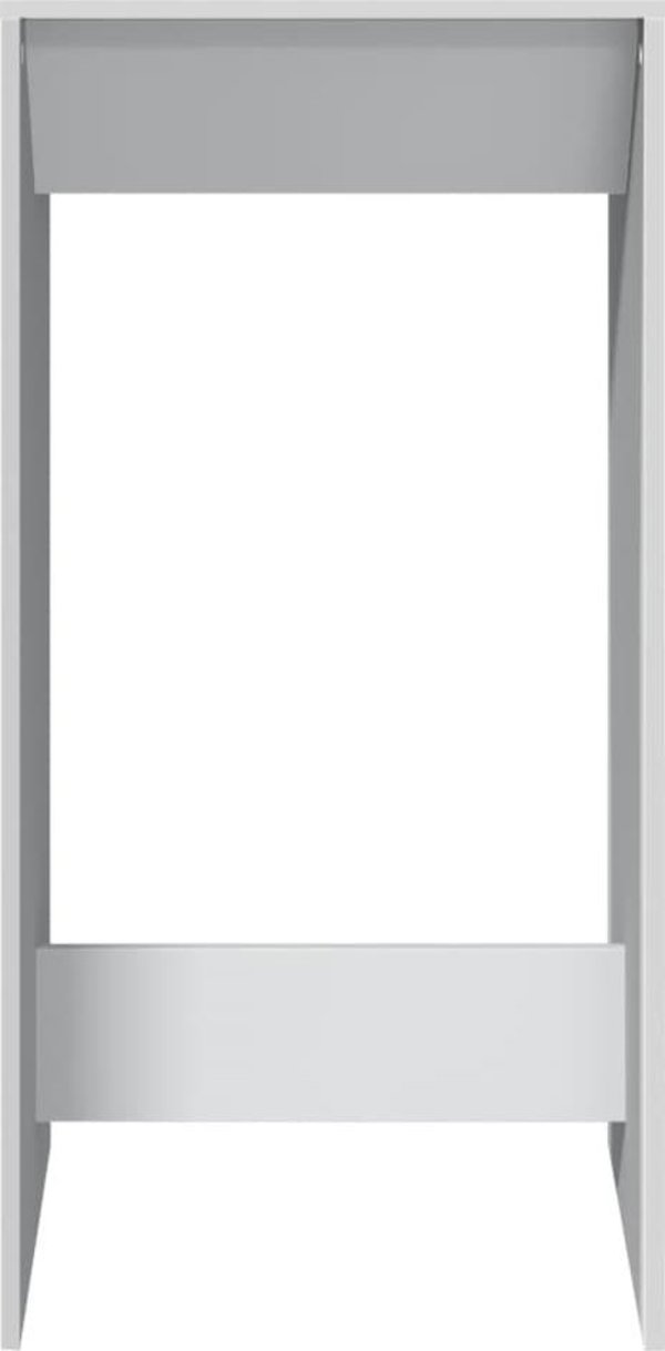 vidaXL Μπαρ τραπέζι, άσπρο, 51x50x103,5 εκ, από σύνθετο ξύλο