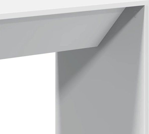 vidaXL Μπαρ τραπέζι, άσπρο, 51x50x103,5 εκ, από σύνθετο ξύλο