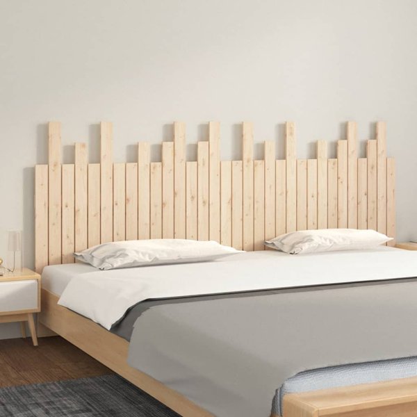 vidaXL Στόφα Κεφαλής Κρεβατιού, 204x3x80 cm, Μασίφ Πεύκο