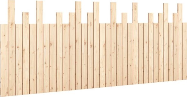 vidaXL Στόφα Κεφαλής Κρεβατιού, 204x3x80 cm, Μασίφ Πεύκο