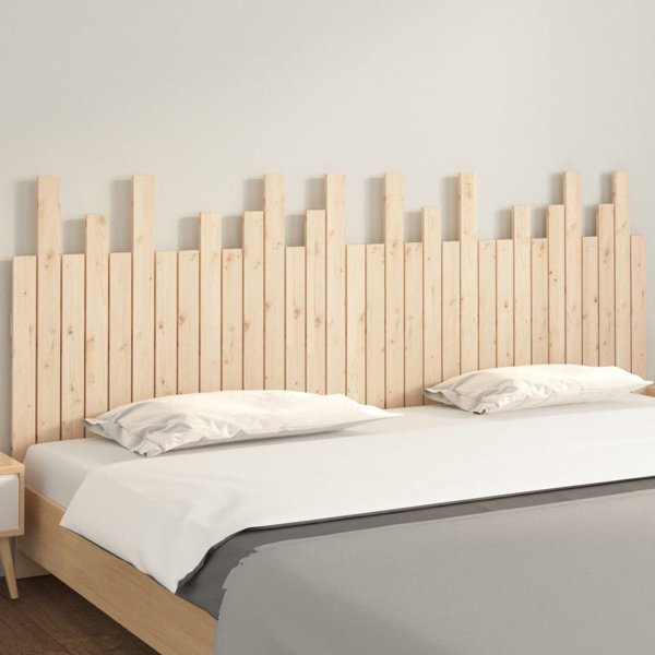 vidaXL Στόφα Κεφαλής Κρεβατιού, 204x3x80 cm, Μασίφ Πεύκο