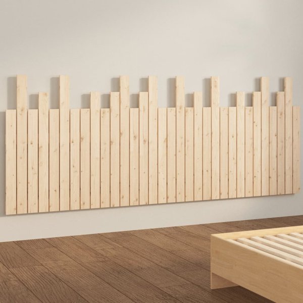 vidaXL Στόφα Κεφαλής Κρεβατιού, 204x3x80 cm, Μασίφ Πεύκο