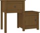 vidaXL Szafki nocne, 2 τεμ, χρώμα μέλι καφέ, 79,5x38x65,5 εκ., κατασκευή από ξύλο πεύκου