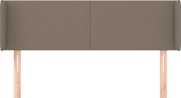vidaXL Zaglowek uszak, ταουπέ, 147x16x78/88 εκ, ύφασμα