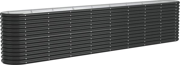 vidaXL vidaXL Donica ogrodowa, malowana proszkowo stal, 332x40x68 cm