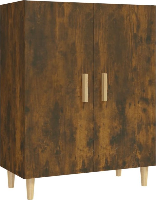 vidaXL Ντουλάπι, καπνιστό δρυς, 70x34x90 εκ., σύνθετο ξύλο