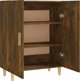 vidaXL Ντουλάπι, καπνιστό δρυς, 70x34x90 εκ., σύνθετο ξύλο