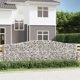 vidaXL Καμπύλος Γκαμπιόν Κουτί 400x50x120/140 εκ., Γαλβανισμένο Σίδερο