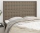 vidaXL Προσκέφαλο uszak, taupe, 147x16x118/128 cm, ύφασμα