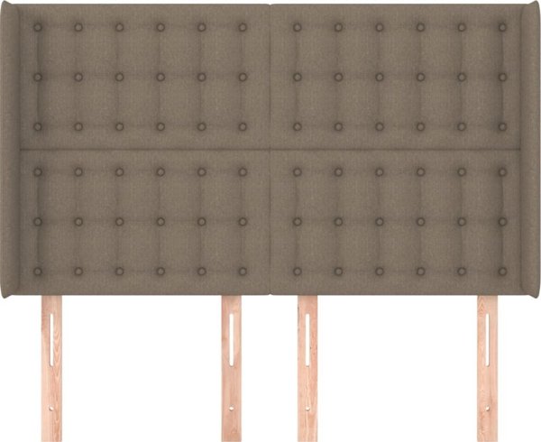 vidaXL Προσκέφαλο uszak, taupe, 147x16x118/128 cm, ύφασμα