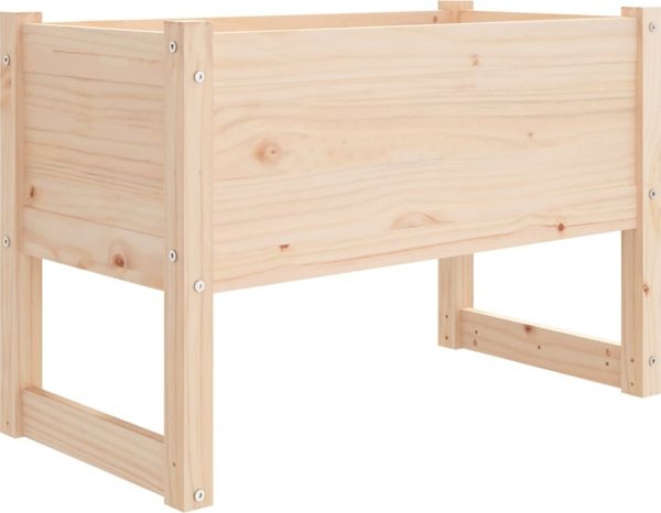 vidaXL Donica, 78x40x52 cm, lite drewno sosnowe