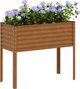 vidaXL vidaXL Donica ogrodowa, 100x41x90 cm, stal kortenowska